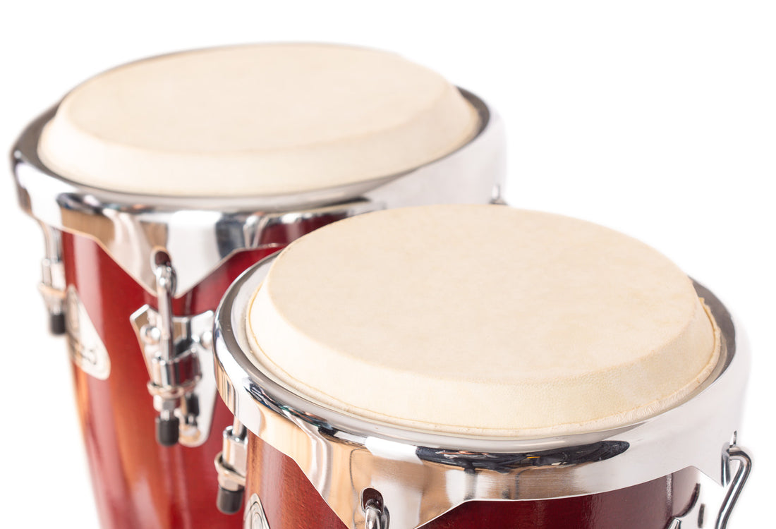 Jinbao MCBC400RD Congas Rojas con Soporte 2