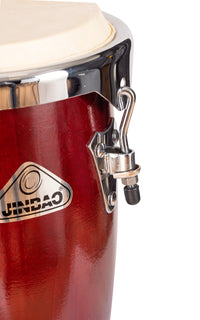 Jinbao MCBC400RD Congas Rojas con Soporte 4