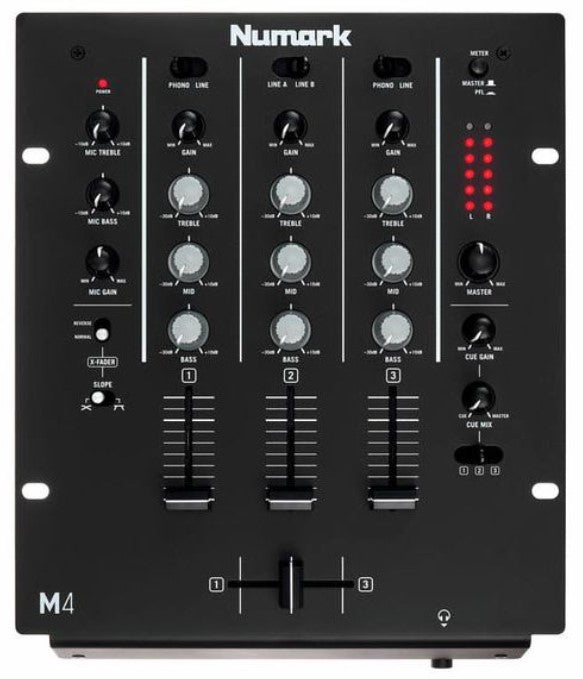 Numark M4 Black Mesa de Mezclas DJ 3 Canales 1