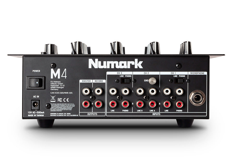 Numark M4 Black Mesa de Mezclas DJ 3 Canales 6