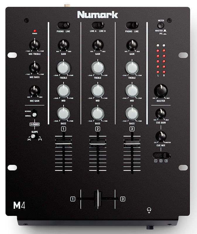 Numark M4 Black Mesa de Mezclas DJ 3 Canales 10