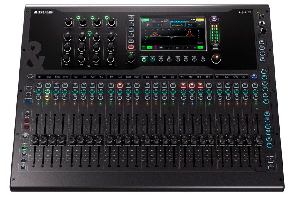 ALLEN & HEATH QU6 Mesa de Mezclas Digital 24 Canales 1