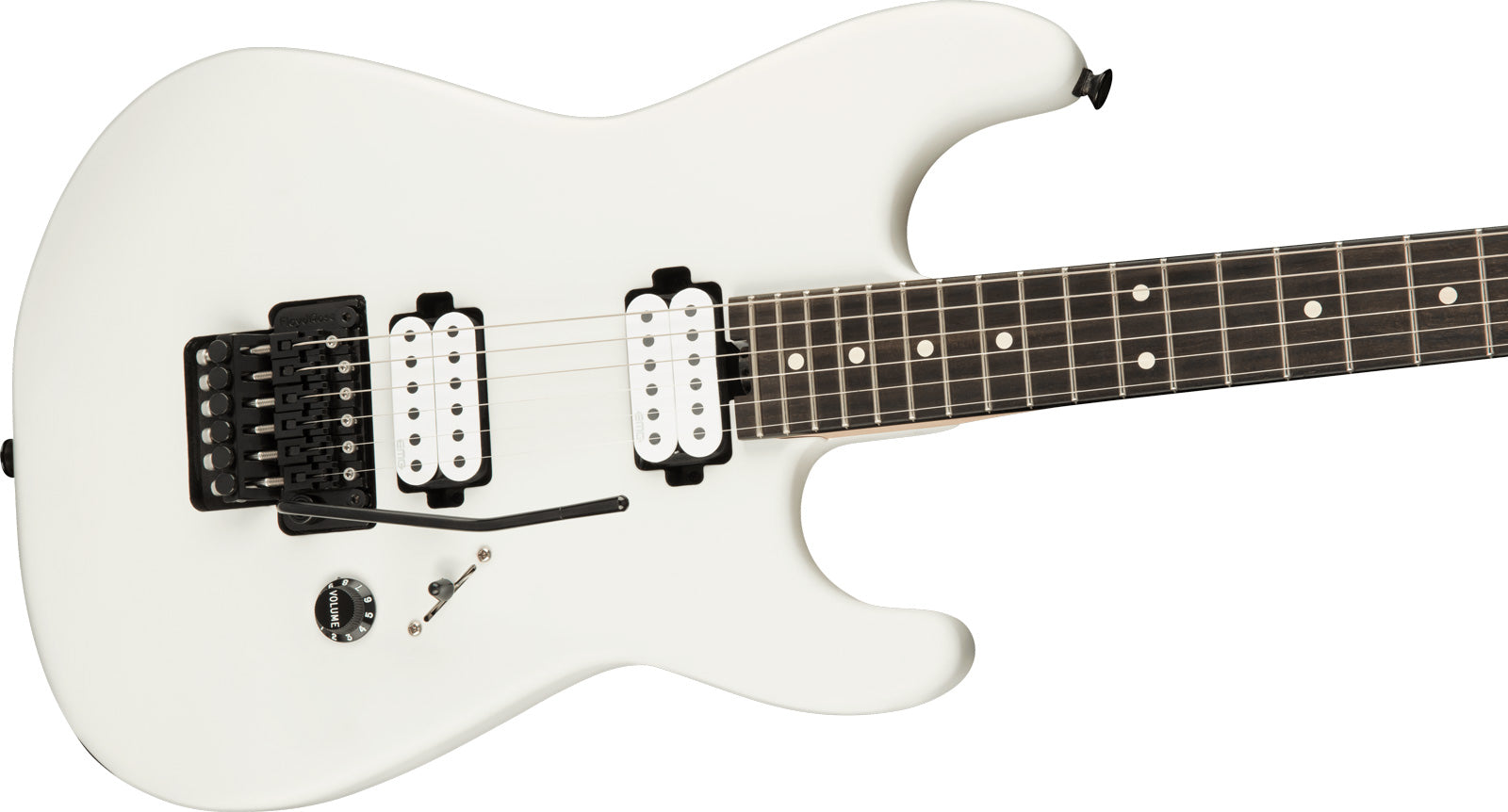 Charvel Jim Root Signature PRO MOD San Dimas Style 1 HH FR EB Guitarra Eléctrica Satin White 3