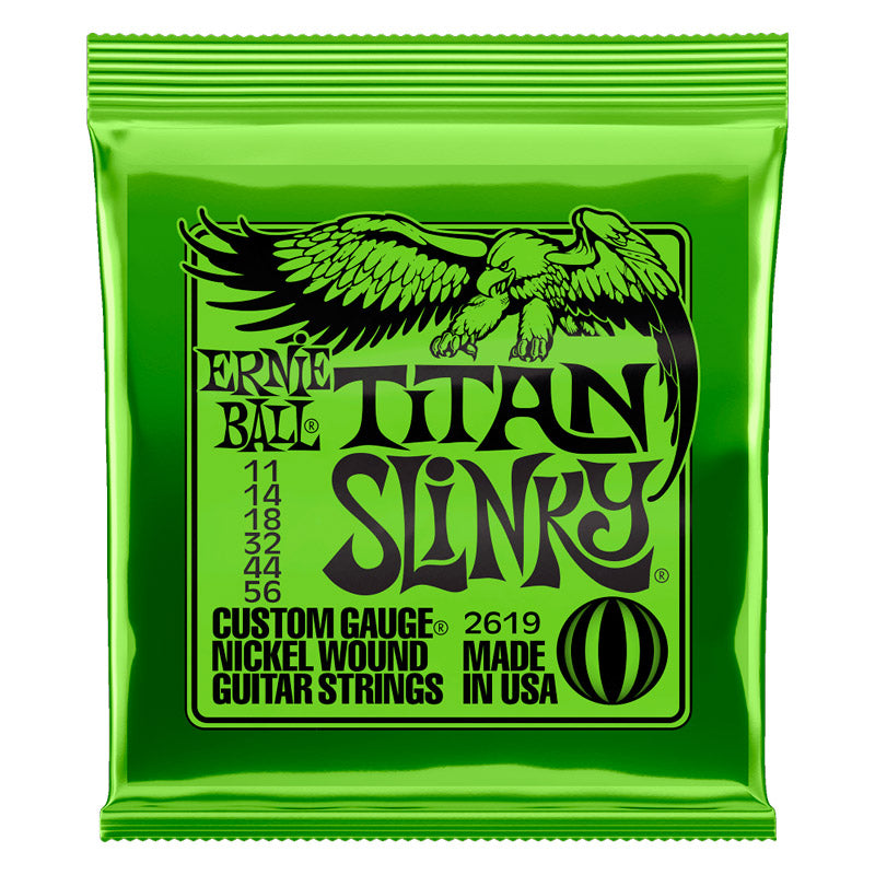 Ernie Ball EB2619 Slinky Titan Juego Cuerdas Guitarra Eléctrica 011 056 1