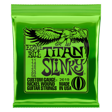 Ernie Ball EB2619 Slinky Titan Juego Cuerdas Guitarra Eléctrica 011 056 1