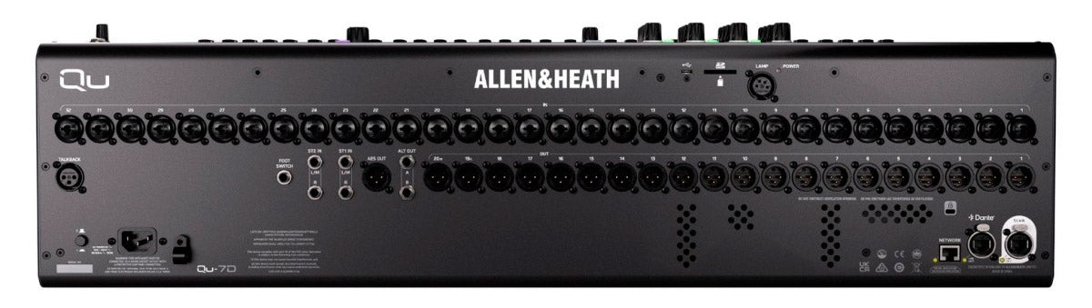 ALLEN & HEATH QU7D Dante Mesa de Mezclas Digital 32 Canales 2