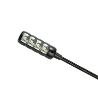 Adam Hall SLED1ULTRABNC Lámpara Gooseneck de 4 Leds Cob 3