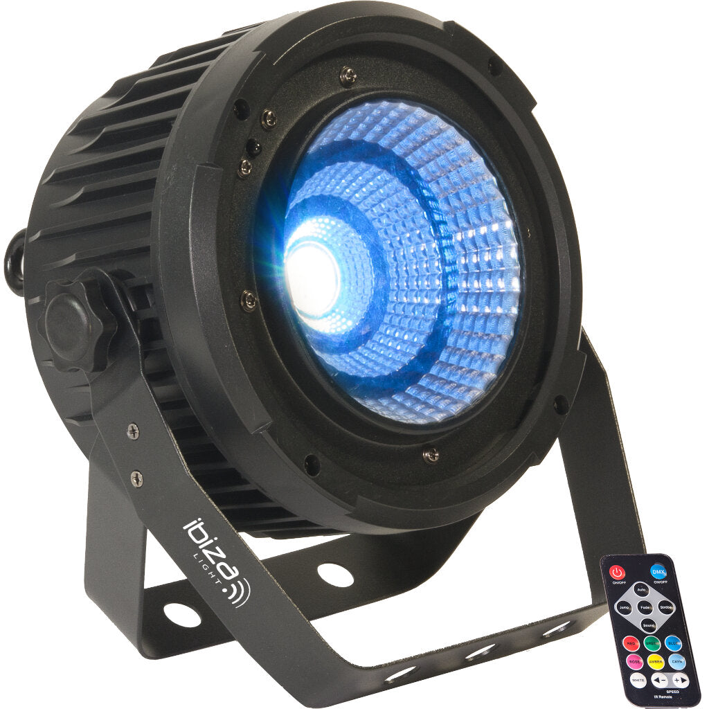 Ibiza Light Par Led 50 Cob Proyector Par de Led Cob RGBWA 5 en 1 50W 1