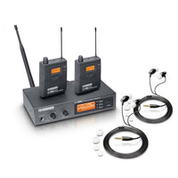 LD Systems MEI 1000 G2 Bundle Sistema de Monitoraje Inalámbrico In Ear con 2 Petacas y 2 Auriculares 1