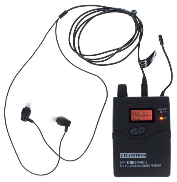 LD Systems MEI 1000 G2 Bundle Sistema de Monitoraje Inalámbrico In Ear con 2 Petacas y 2 Auriculares 6