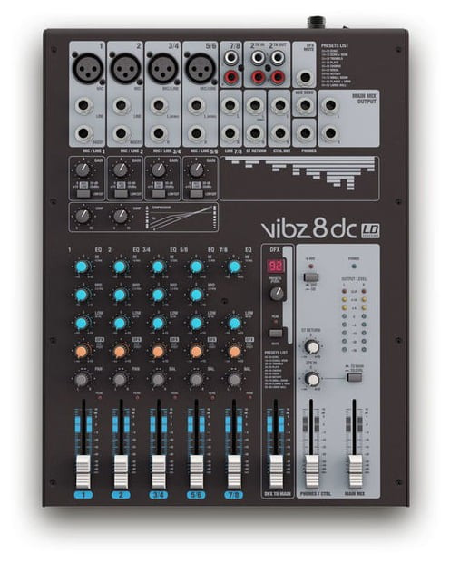 LD Systems VIBZ 8 DC Mesa de Mezclas 8 Canales 1