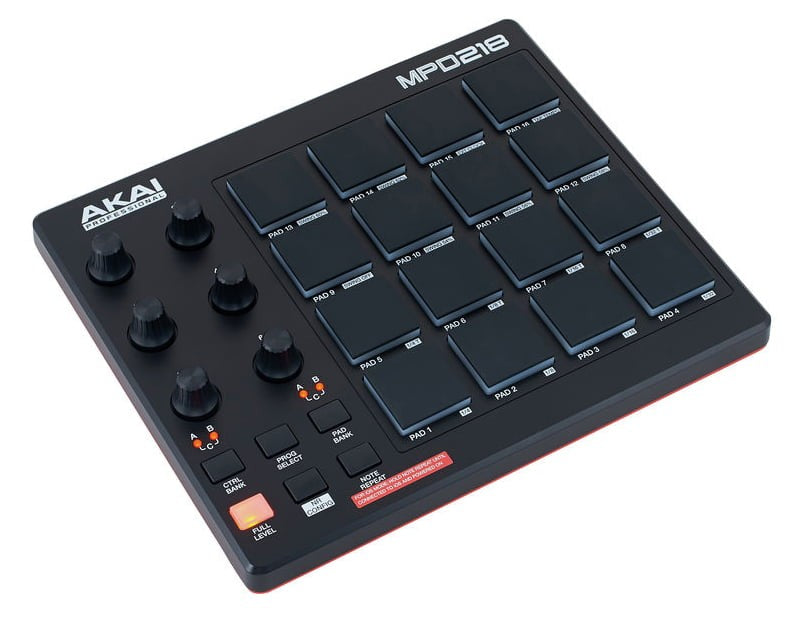 AKAI MPD218 Controlador USB Midi 16 Pads 2