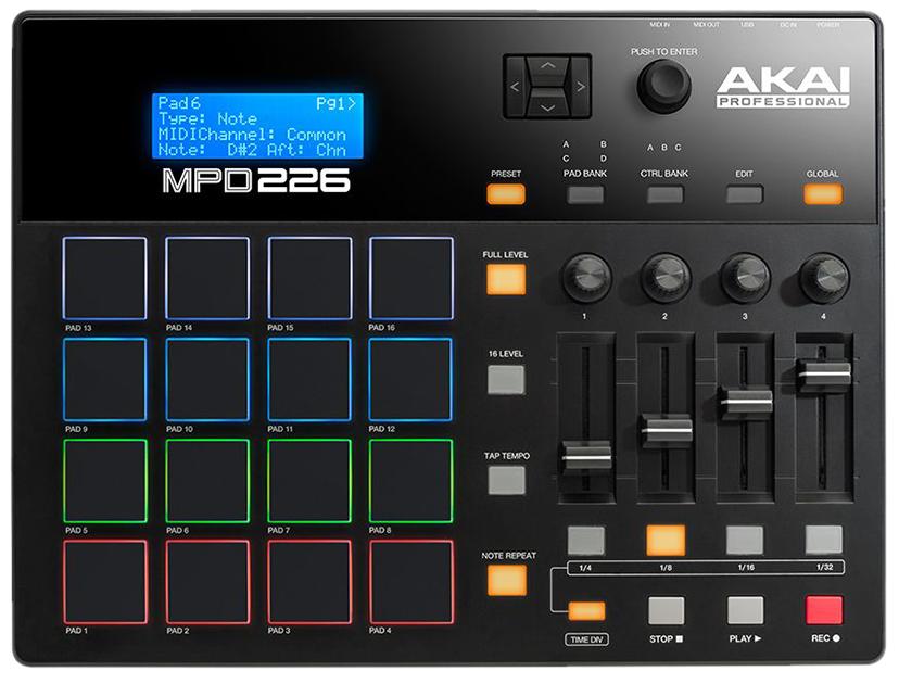 AKAI MPD226 Controlador USB Midi 16 Pads 1