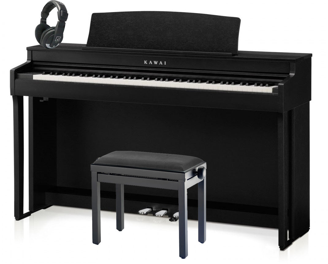 Kawai -Pack- CN301 BLK Piano Digital Negro + Banqueta y Auriculares 1