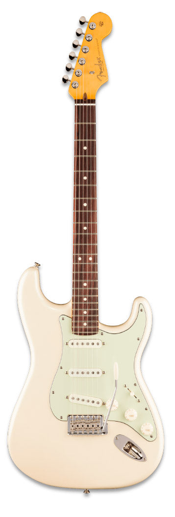 Fender American Professional Classic Stratocaster RW Guitarra Eléctrica Olympic White 1