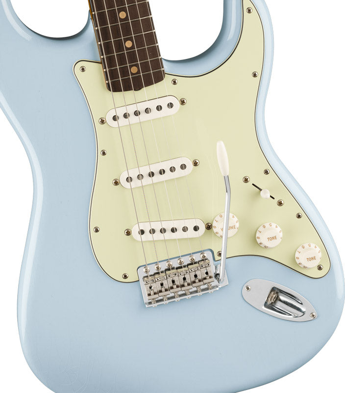 Fender Vintera II 60S Road Worn LTD Stratocaster RW Guitarra Eléctrica Sonic Blue 4