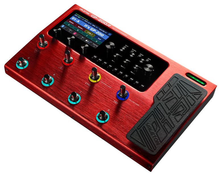 Valeton GP200R Pedalera Multiefectos Guitarra Roja