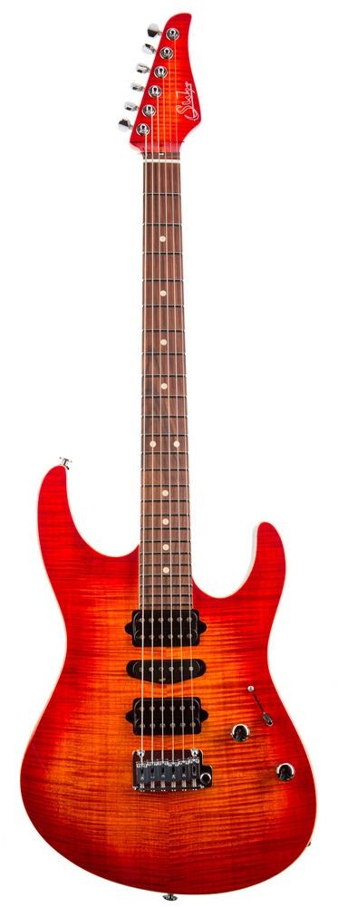 Suhr Modern Plus HSH PF FB Guitarra Eléctrica Fireburst 1