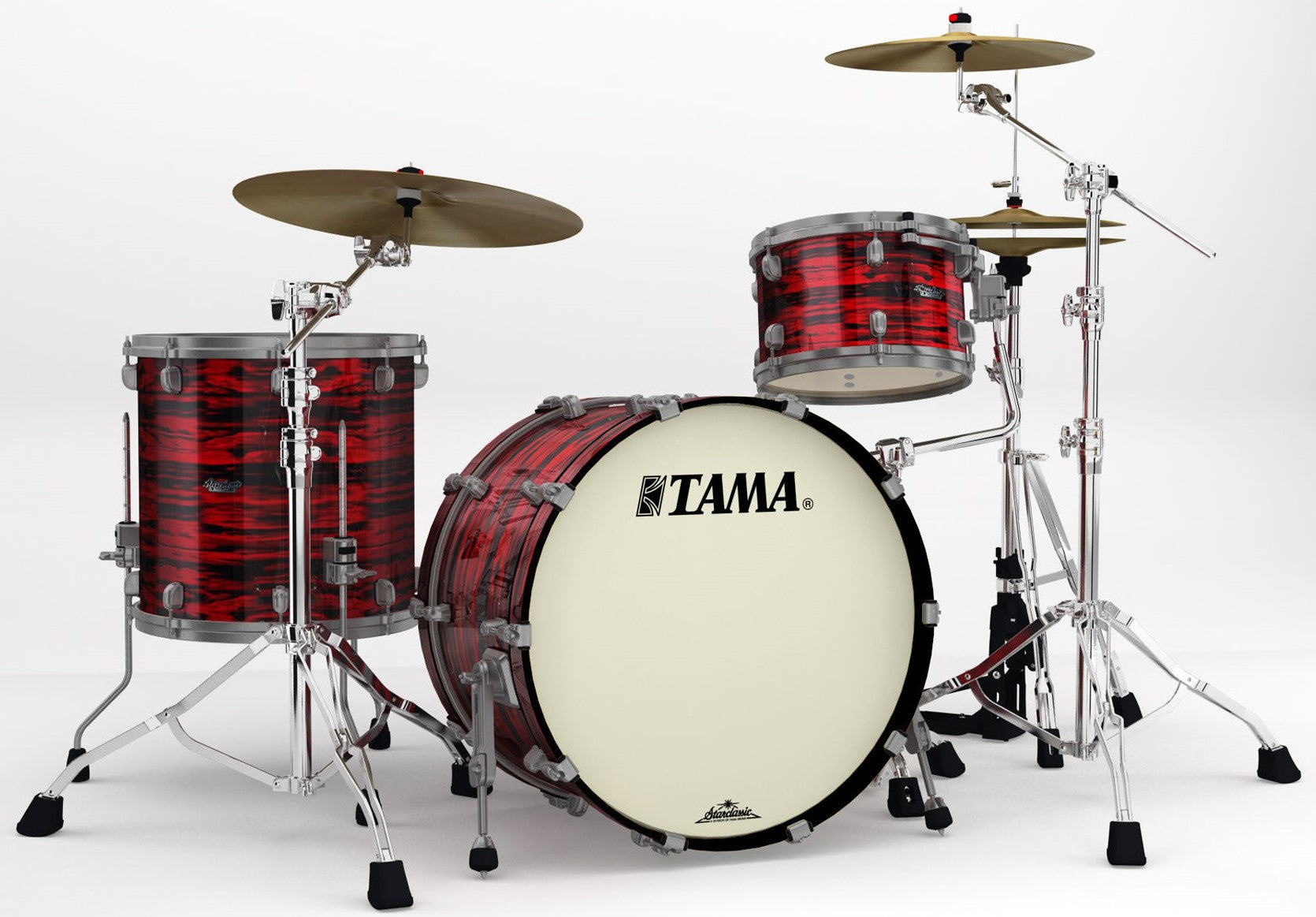 Tama MR32CZUS ROY Starclassic Maple Batería Acústica Red Oyster 1