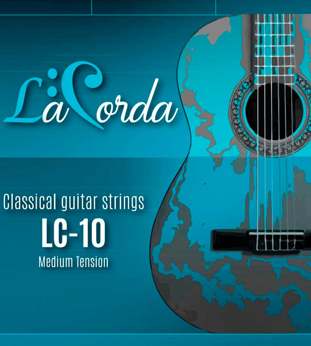 Luthier LC-10 La Corda Juego Cuerdas Guitarra Española Tensión Media 1