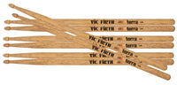 Vic Firth P5AT4PK American Classic Terra Pack 4 Baquetas Batería 1