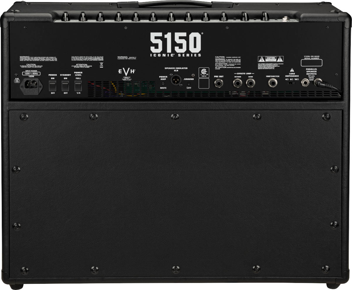 EVH 5150 Iconic Series Amplificador Guitarra 60W 2X12 Negro 4