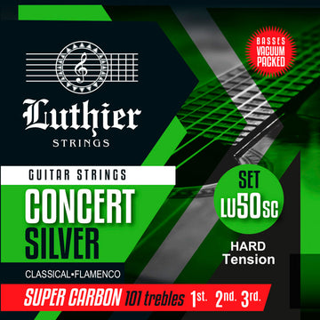 Luthier LU-50SC Super Carbon Juego Cuerdas Guitarra Española Tensión Alta 1