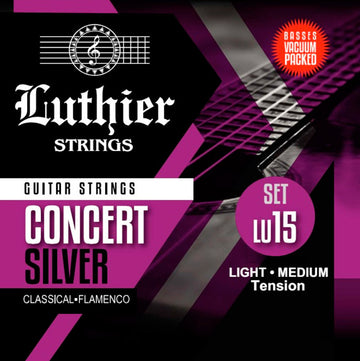 Luthier LU-15 Juego Cuerdas Guitarra Española Tensión Media Baja 1