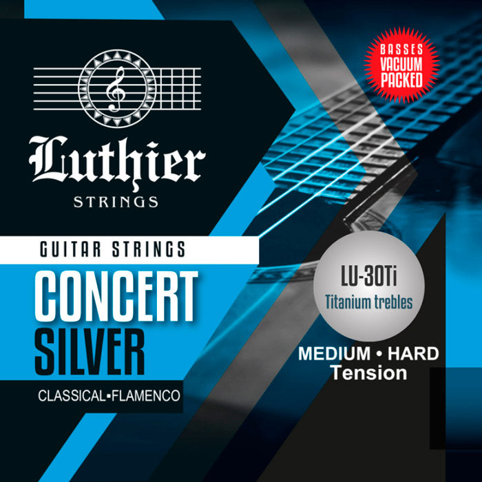 Luthier LU-30T Titanium Juego Cuerdas Guitarra Española Tensión Medio Alta 1