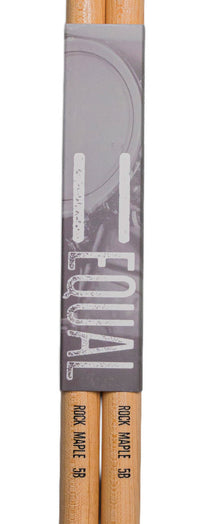 Equal 5B Rock Maple Par Baquetas Batería 2