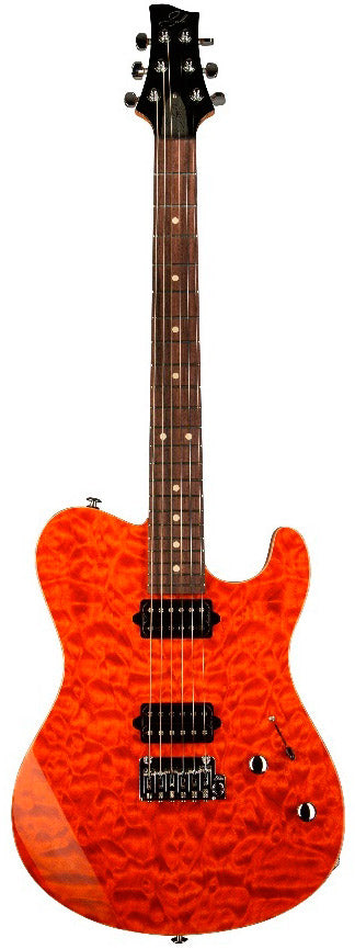 Suhr Oso FM COS Short Scale RW Guitarra Eléctrica Custom Orange Stain 1
