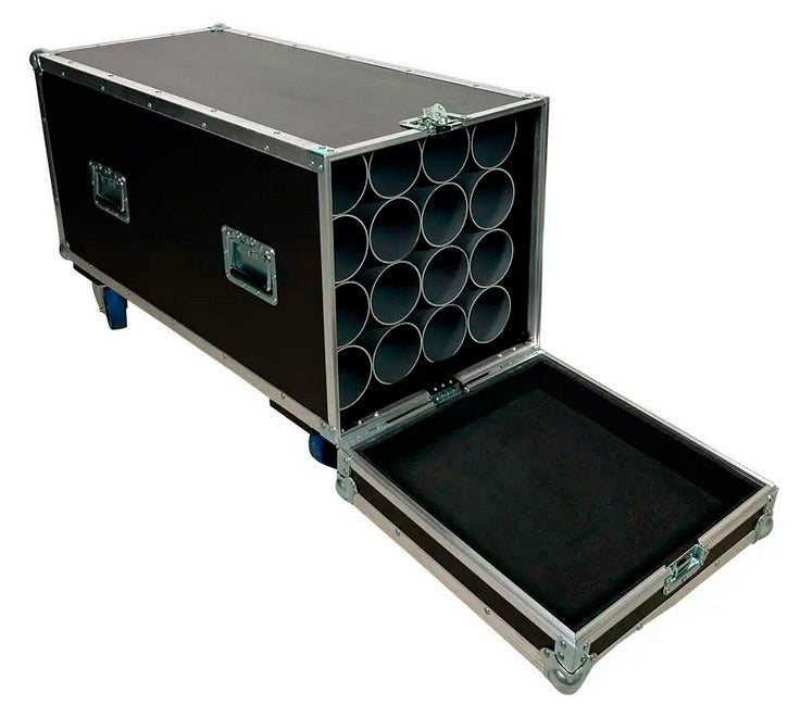 Walkasse WC-MICSTAND16-ESP Flight Case para 16 Soportes de Micrófono 2