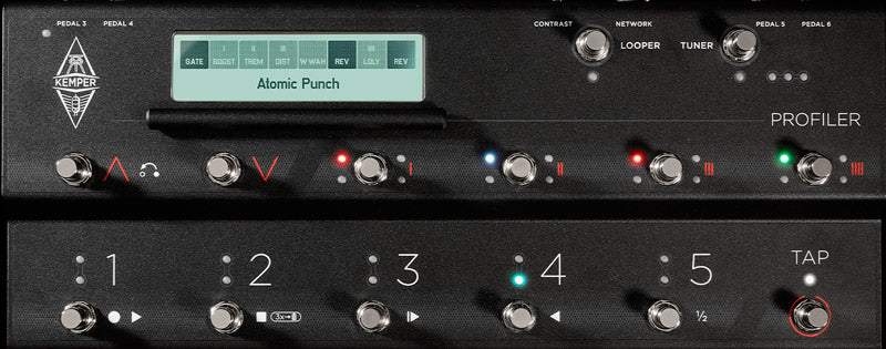 Kemper Profiler Remote MK2 Pedalera Control 1