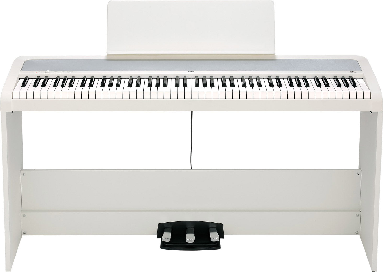 Korg B2+ Plus SP WH Piano Digital con Soporte y Pedalera Blanco 1