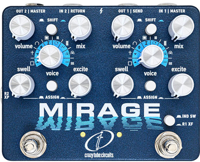 Crazy Tube Hi Mirage Pedal Reverb Digital 1
