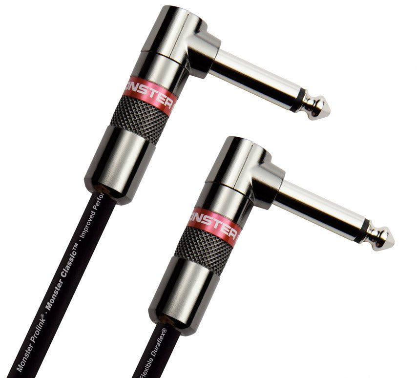 Monster CLAS-I-0.75DA Prolink Classic Cable Instrumento Jacks Acodados 22cm 1