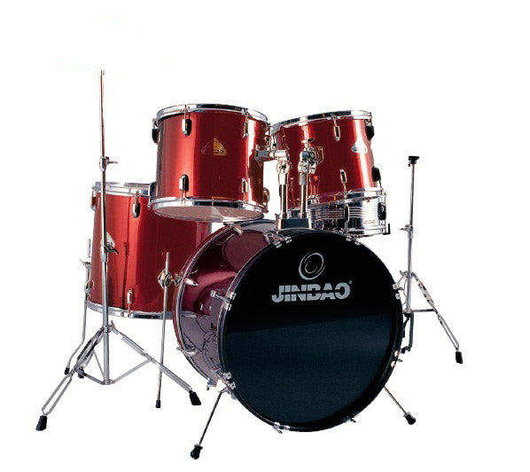 Jinbao PO208RD Batería Acústica Roja 1