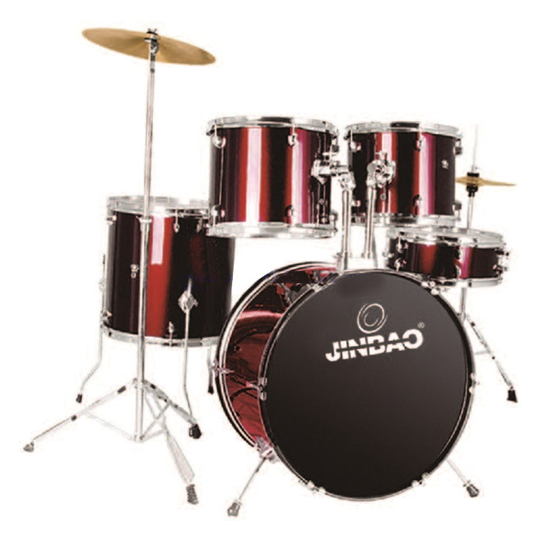 Jinbao PO605RD Batería Acústica Roja 1