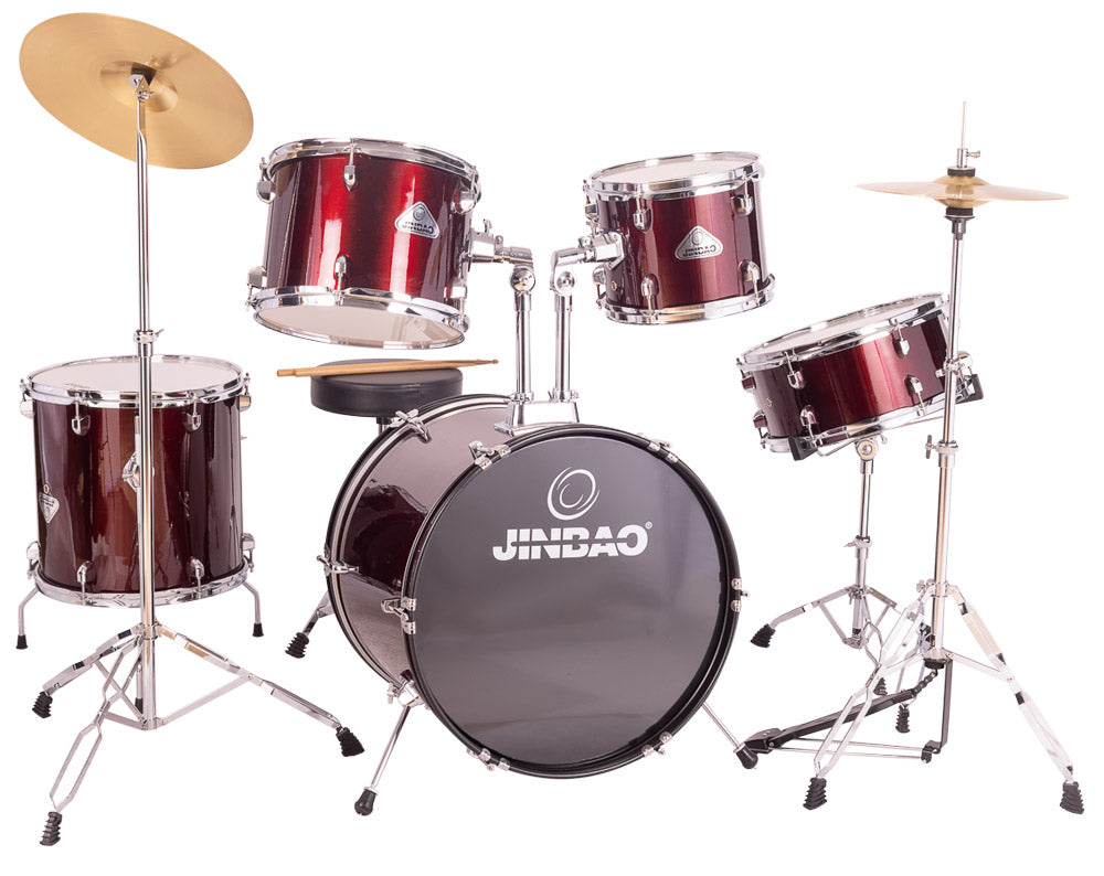 Jinbao PO605JRD Batería Acústica Roja 1