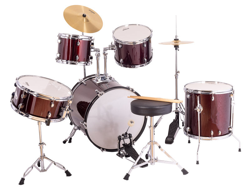 Jinbao PO605JRD Batería Acústica Roja 2