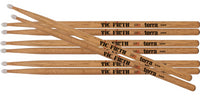 Vic Firth P5ATN4PK American Classic Terra Pack 4 Baquetas Batería Punta Nylon 1