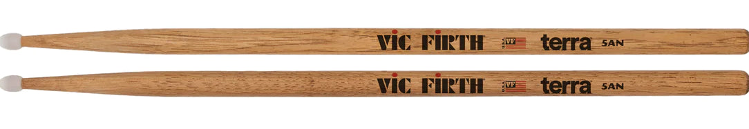 Vic Firth P5ATN4PK American Classic Terra Pack 4 Baquetas Batería Punta Nylon 2