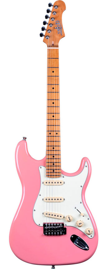 Jet Guitars JS300 BPK MN Guitarra Eléctrica Burgundy Pink 1