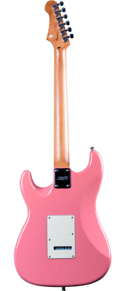 Jet Guitars JS300 BPK MN Guitarra Eléctrica Burgundy Pink 2