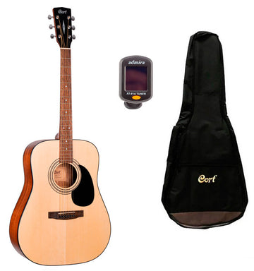 Cort -Pack- Principiante Guitarra Acústica Cort AD810 OP + Funda y Afinador 1