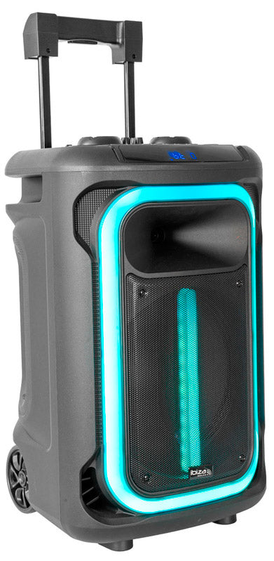 Ibiza Sound Mobile 800 Altavoz Activo con Batería Bluetooth 12 Pulgadas 3