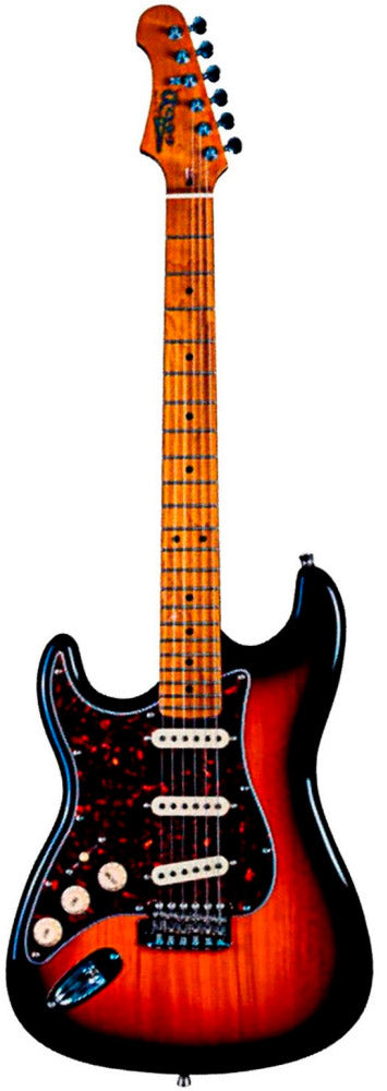 Jet Guitars JS300 LH SB MN Guitarra Eléctrica para Zurdos Sunburst 1