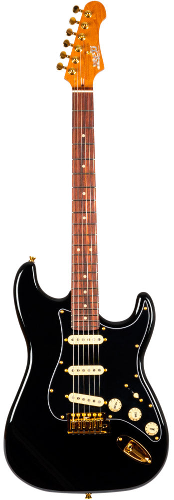 Jet Guitars JS380 BKG RW Guitarra Eléctrica Negra 1