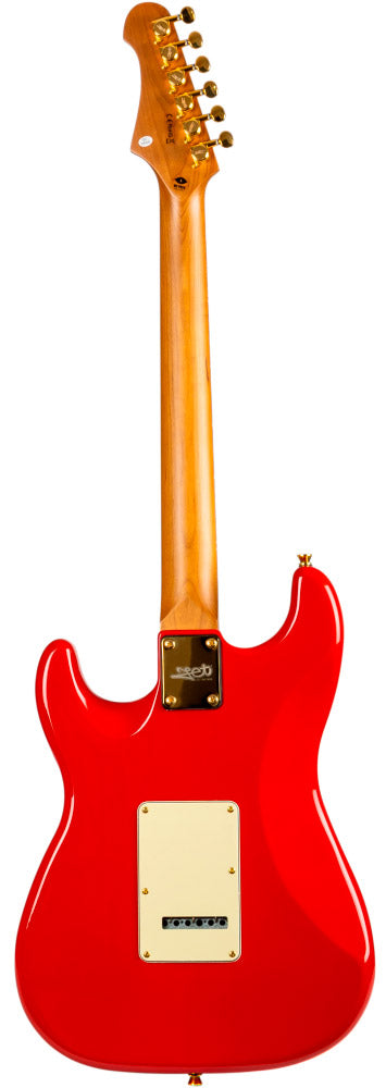 Jet Guitars JS380 RDG RW Guitarra Eléctrica Roja 2