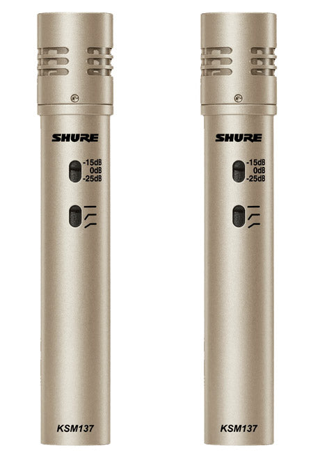Shure KSM137SL Stereo Pareja Micrófonos de Condesador Estéreo 13